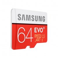 Карта памяти Micro SD 64 ГБ Samsung EVO PLUS