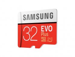 Карта памяти Samsung Evo Plus 32 Gb для видеорегистратора